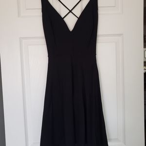 EUC Lulu's Black Skater Dress